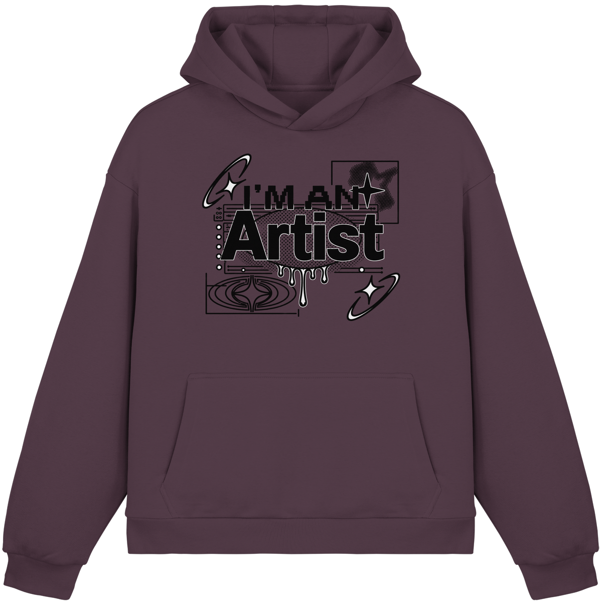 The Artist BASiCS - Fluffy Boxcut Hoodie