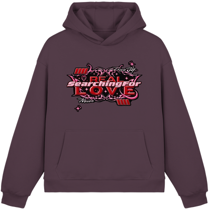 The Real Love - Peluş Kutulu Kapüşonlu Sweatshirt