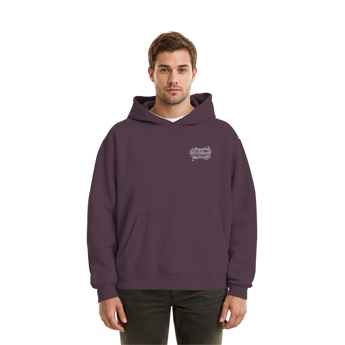 The REAL LOVE BASiCS - Fluffy Boxcut Hoodie