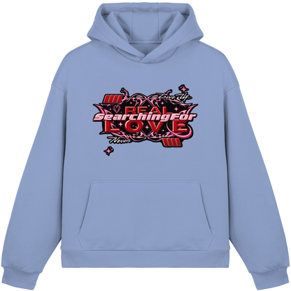 The Real Love - Peluş Kutulu Kapüşonlu Sweatshirt