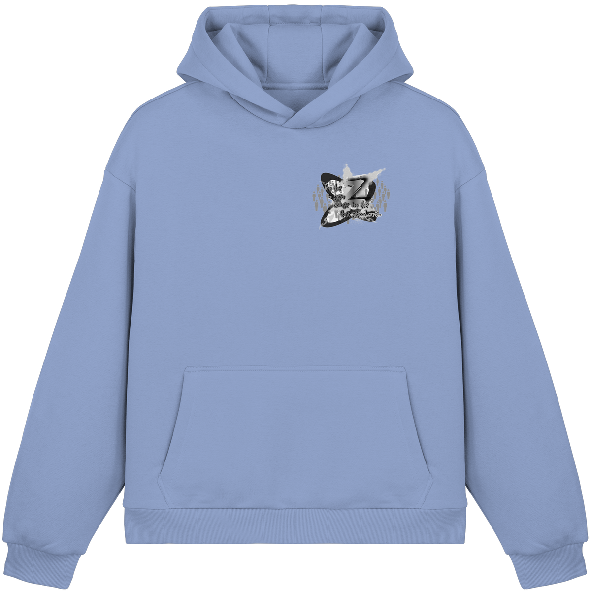 The Rebellion Z BASiCS - Felpa con cappuccio boxy fluffy