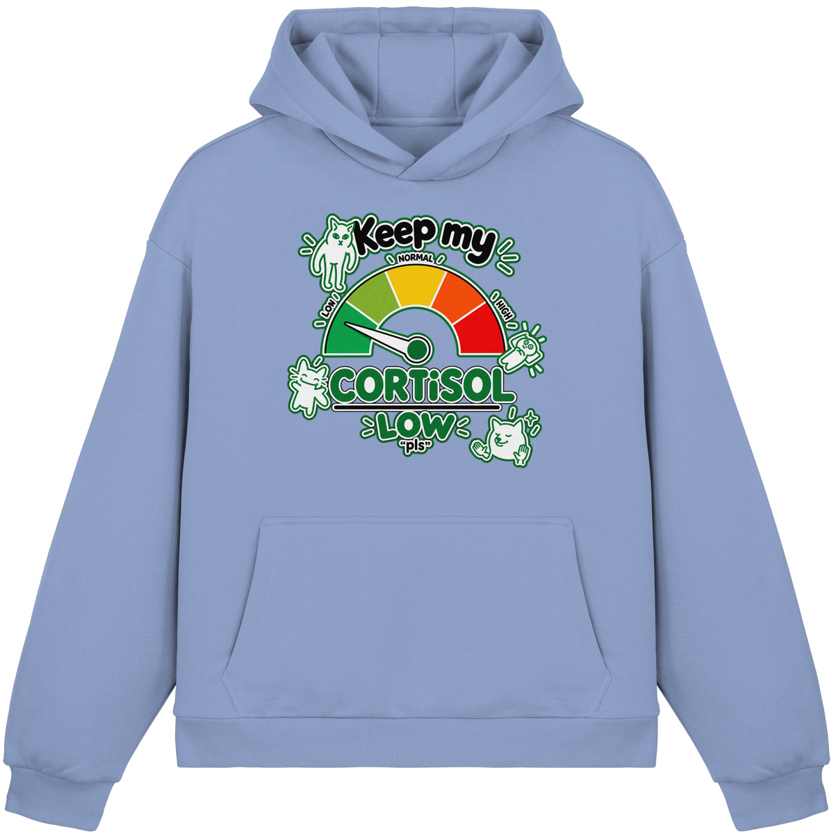 low CORTiSOL - Felpa con cappuccio boxcut Fluffy