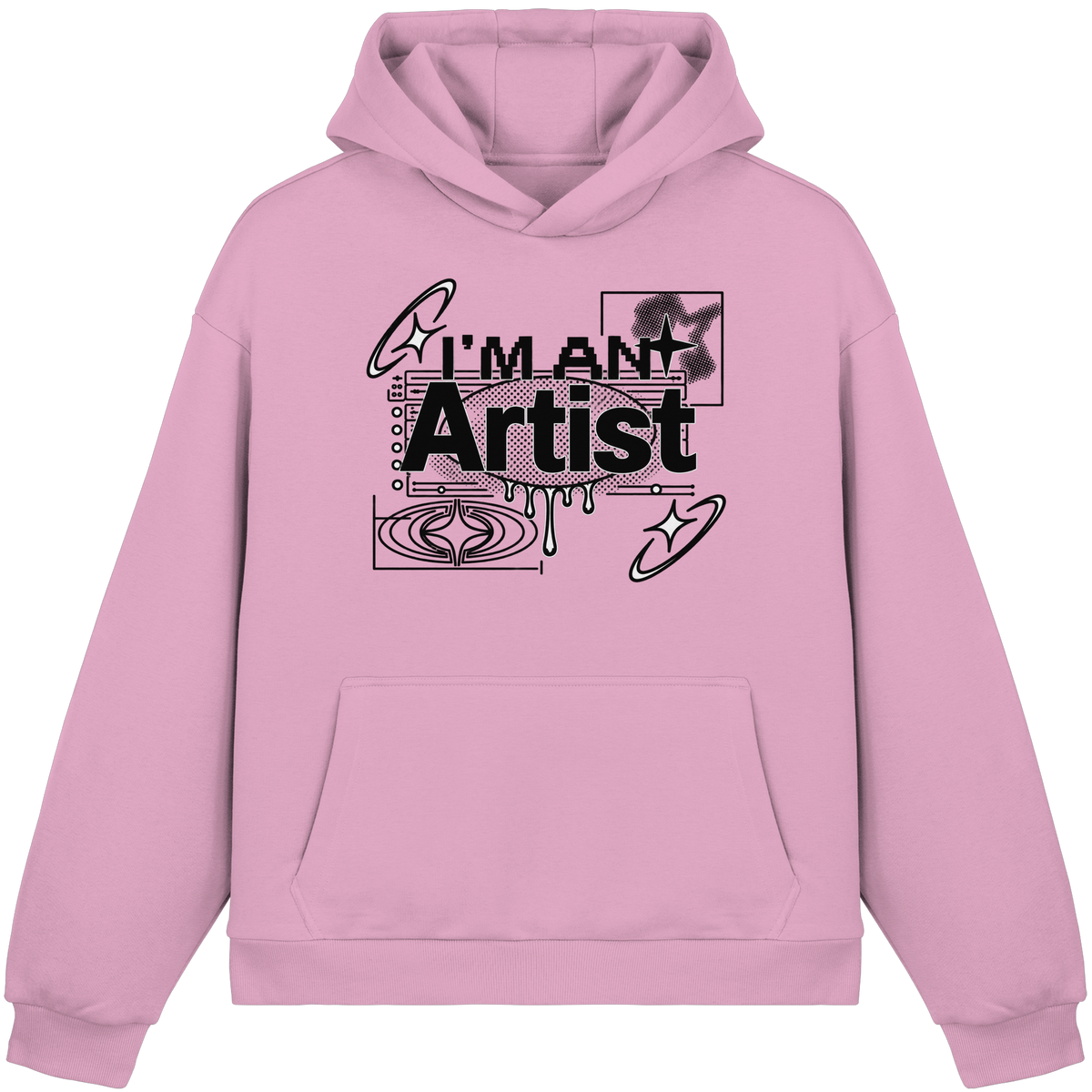 The Artist BASiCS - Fluffy Boxcut Hoodie