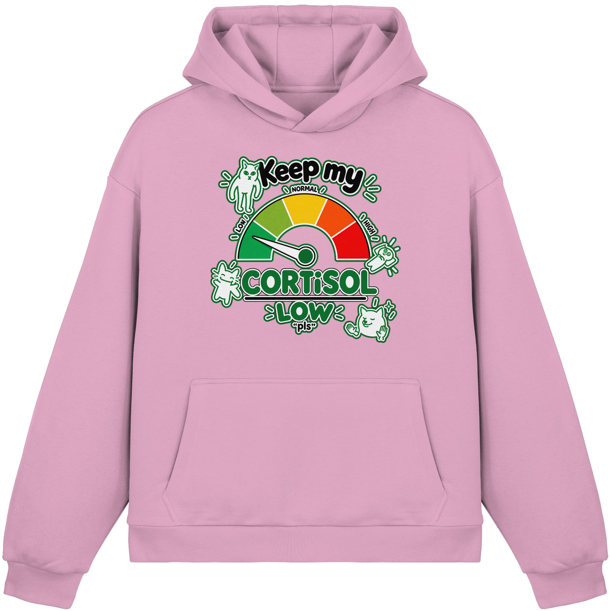 low CORTiSOL - Felpa con cappuccio boxcut Fluffy