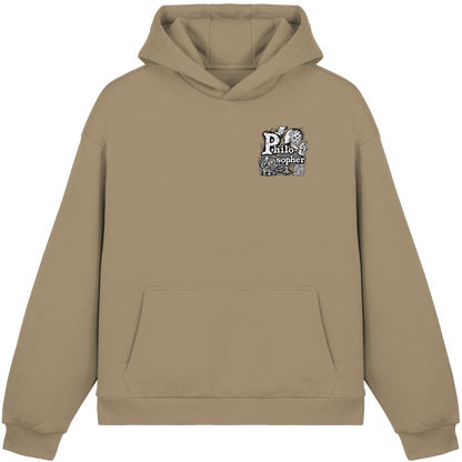 The Philosopher - Felpa con cappuccio boxy fluffy