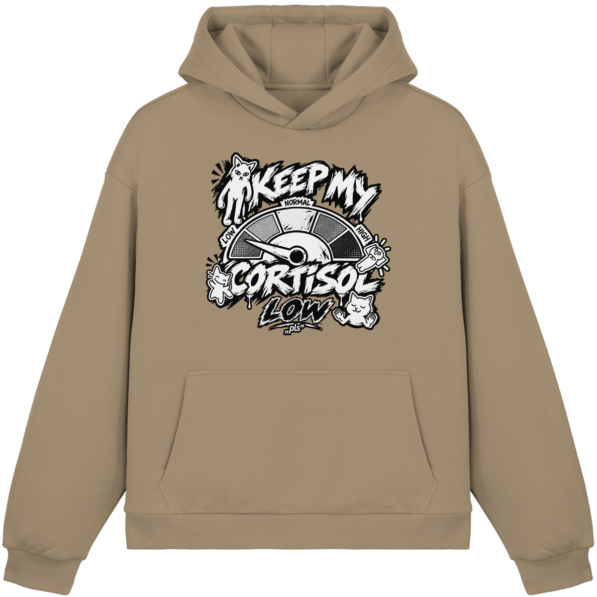 low CORTiSOL - Felpa con cappuccio boxcut Fluffy