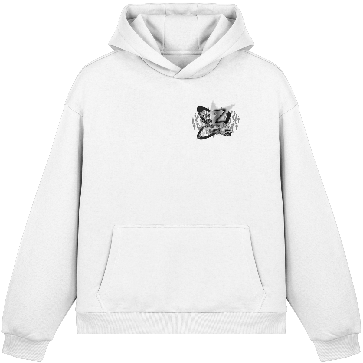 The Rebellion Z BASiCS - Felpa con cappuccio boxy fluffy