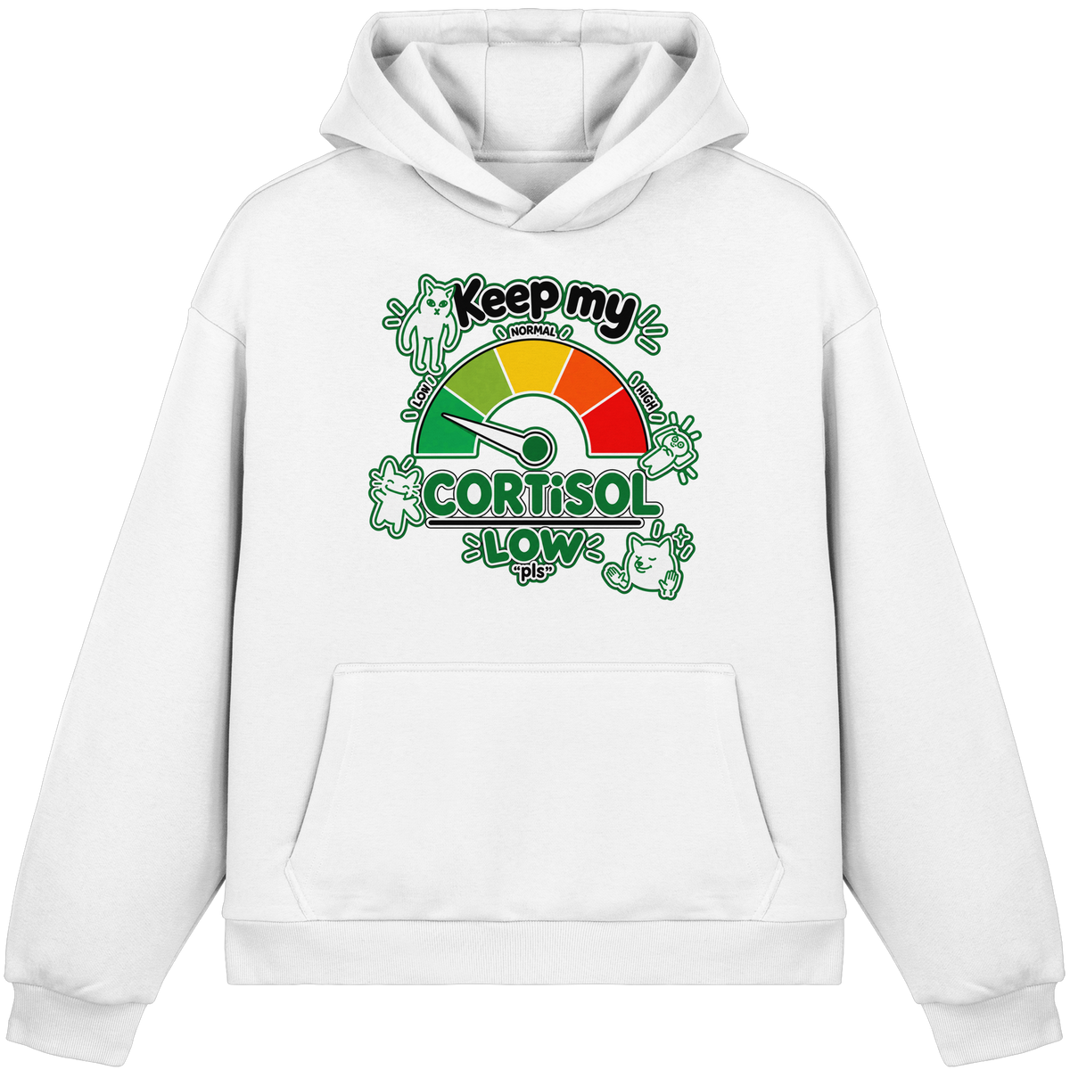 low CORTiSOL - Felpa con cappuccio boxcut Fluffy