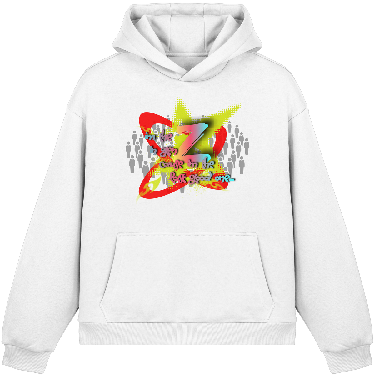 The Rebellion Z - Fluffy Boxcut Hoodie