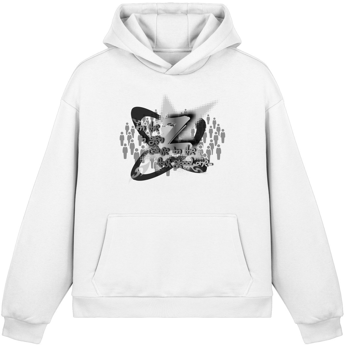 The Rebellion Z BASiC - Pofuduk Boxcut Kapüşonlu Sweatshirt