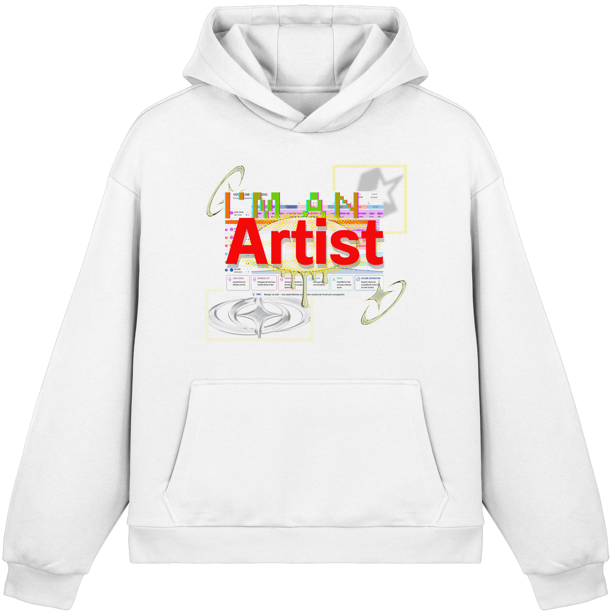 The Artist - Fluffy Boxcut Hoodie