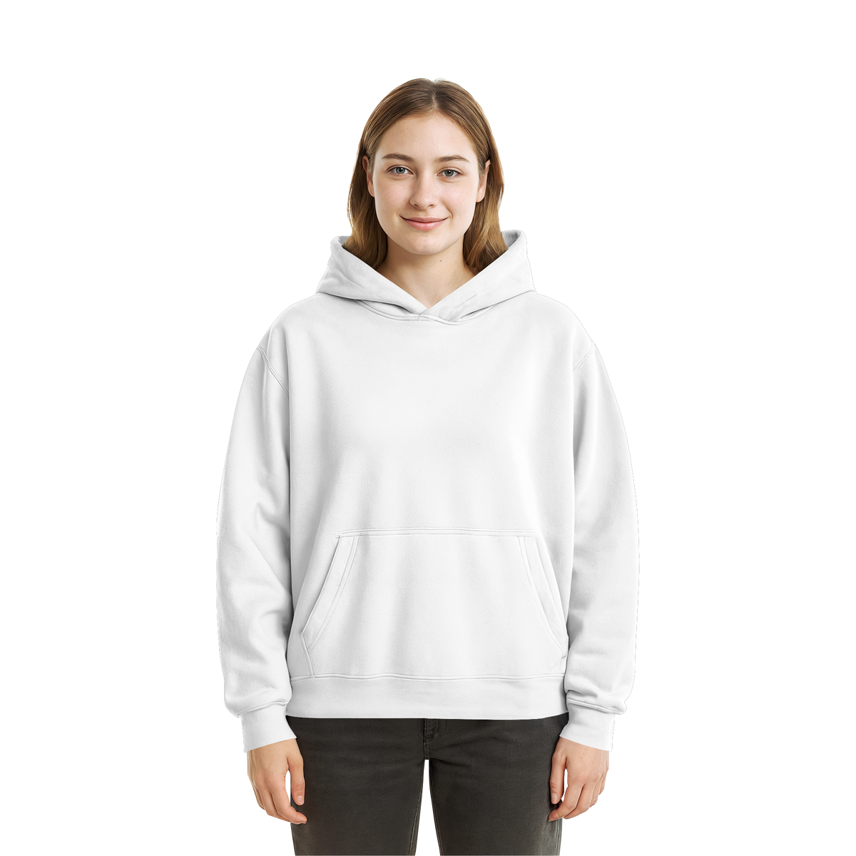 The REAL LOVE BASiCS - Fluffy Boxcut Hoodie