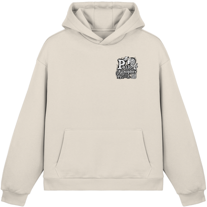 The Philosopher - Felpa con cappuccio boxy fluffy