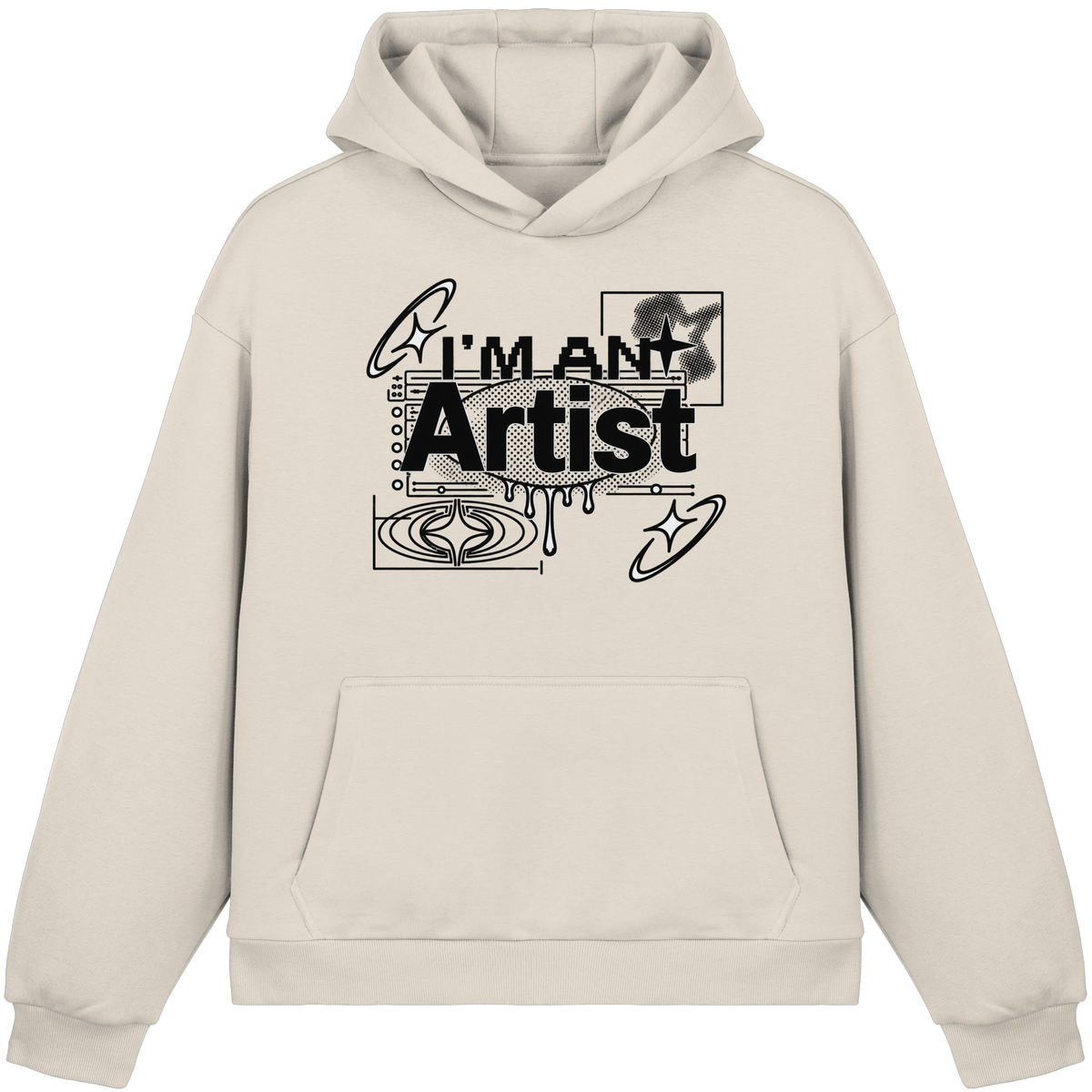 The Artist BASiCS - Fluffy Boxcut Hoodie