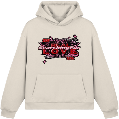 The Real Love - Peluş Kutulu Kapüşonlu Sweatshirt
