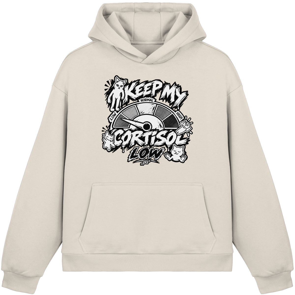 low CORTiSOL - Felpa con cappuccio boxcut Fluffy