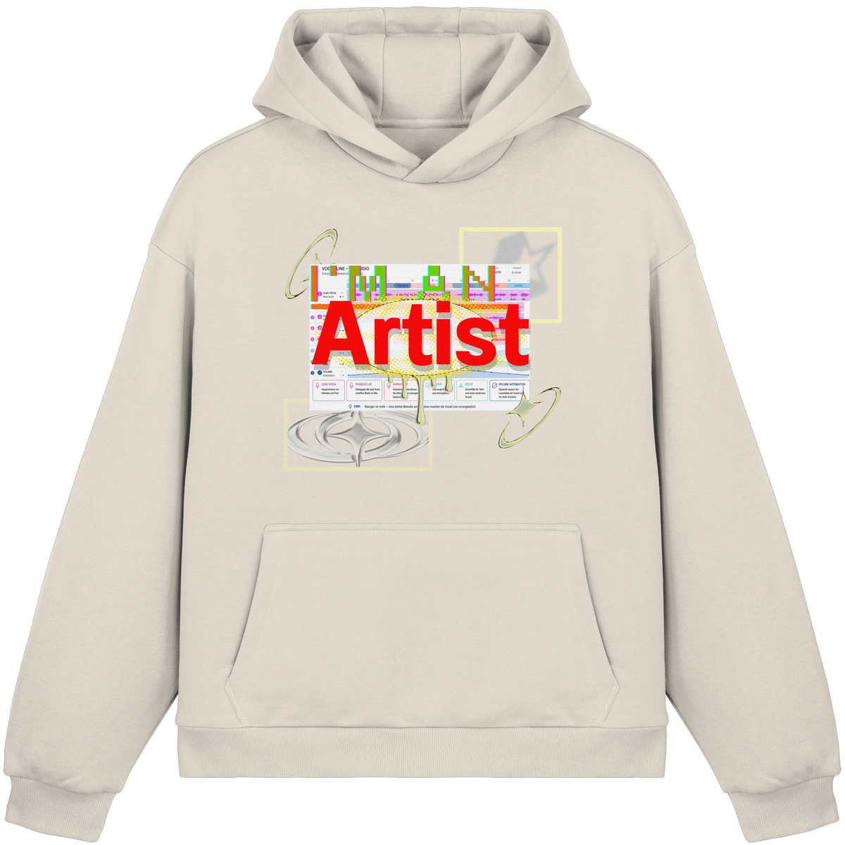 The Artist - Fluffy Boxcut Hoodie