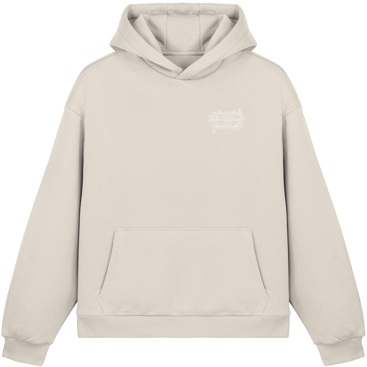 The REAL LOVE BASiCS - Fluffy Boxcut Hoodie