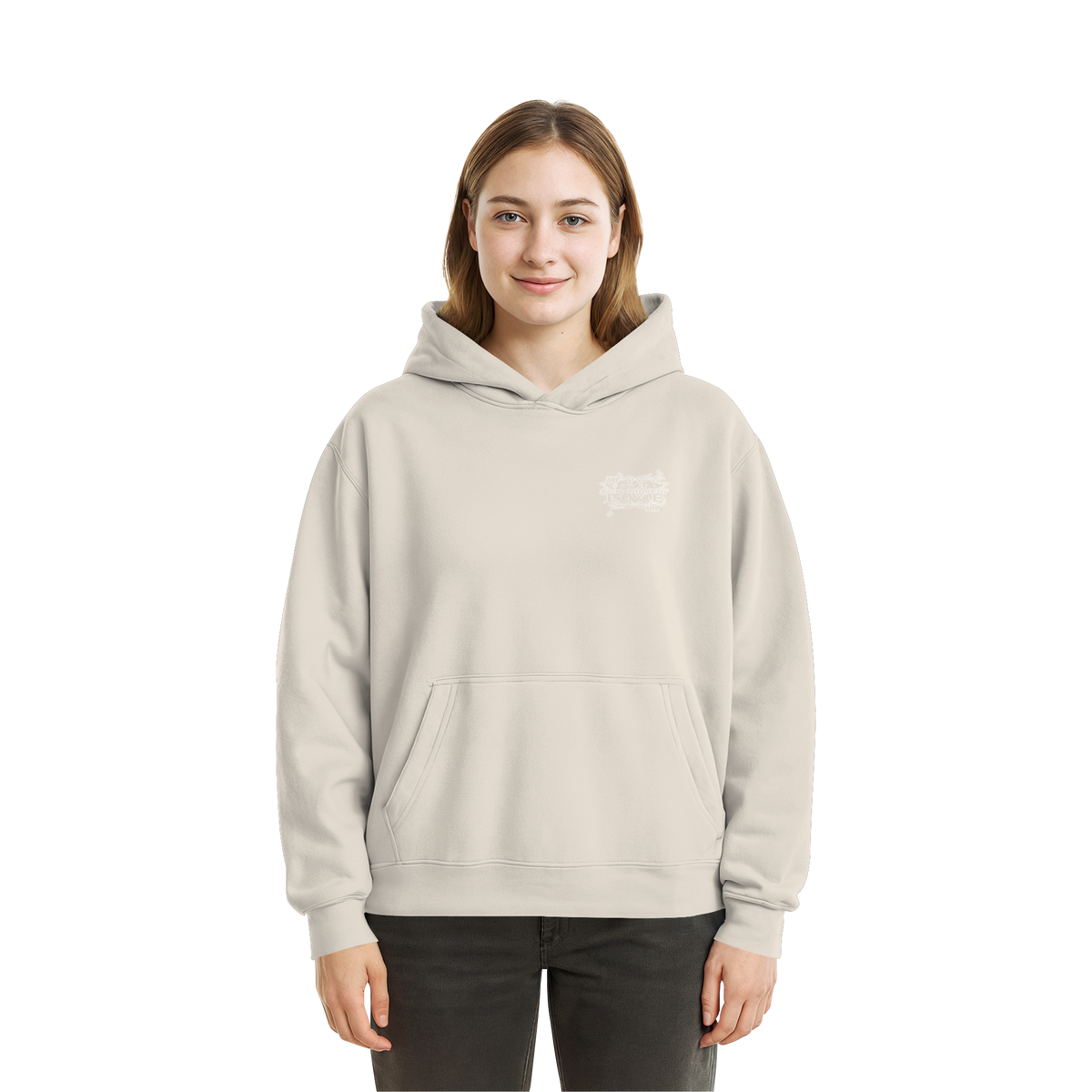 The REAL LOVE BASiCS - Fluffy Boxcut Hoodie