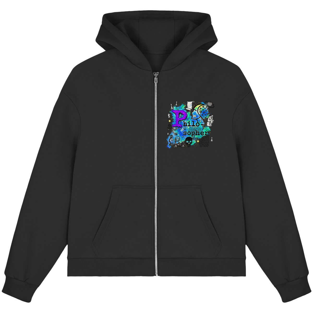 The Philosopher - Fluffy Boxcut Zipper