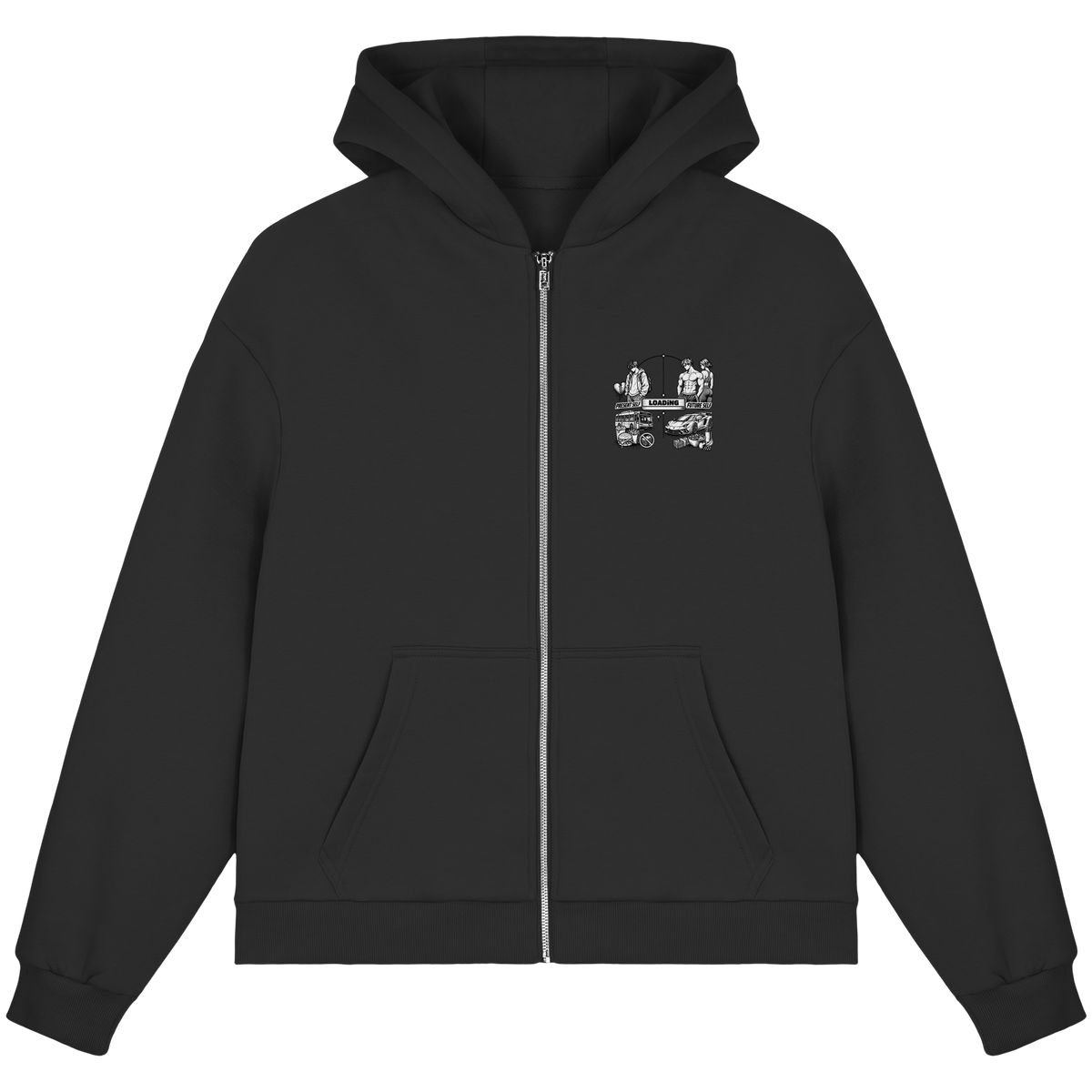 LOADiNG BASiCS - Fluffy Boxcut Zipper