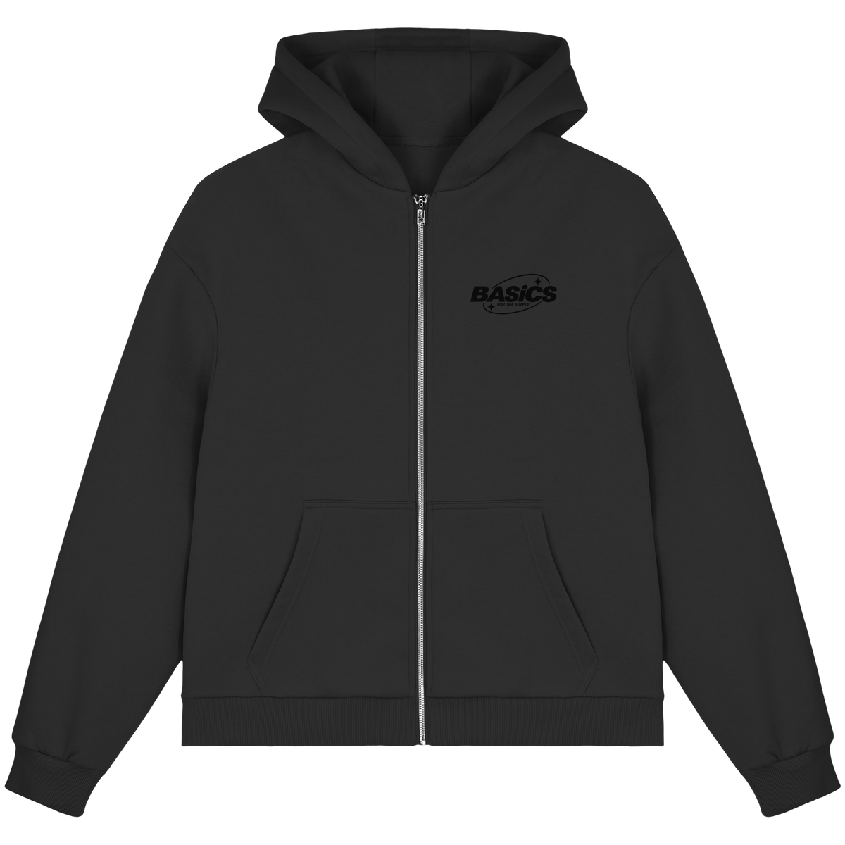 BASiCS - Für die SIMPLE - Fluffige Boxcut-Jacke mit Reißverschluss
