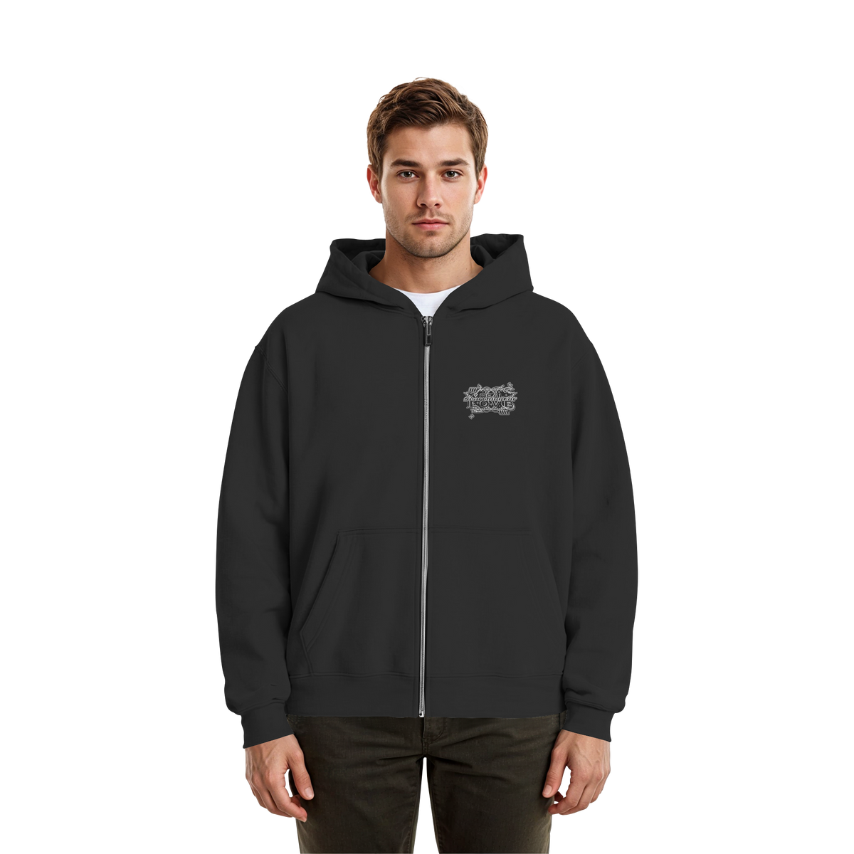 The REAL LOVE BASiCS - Fluffy Boxcut Zipper