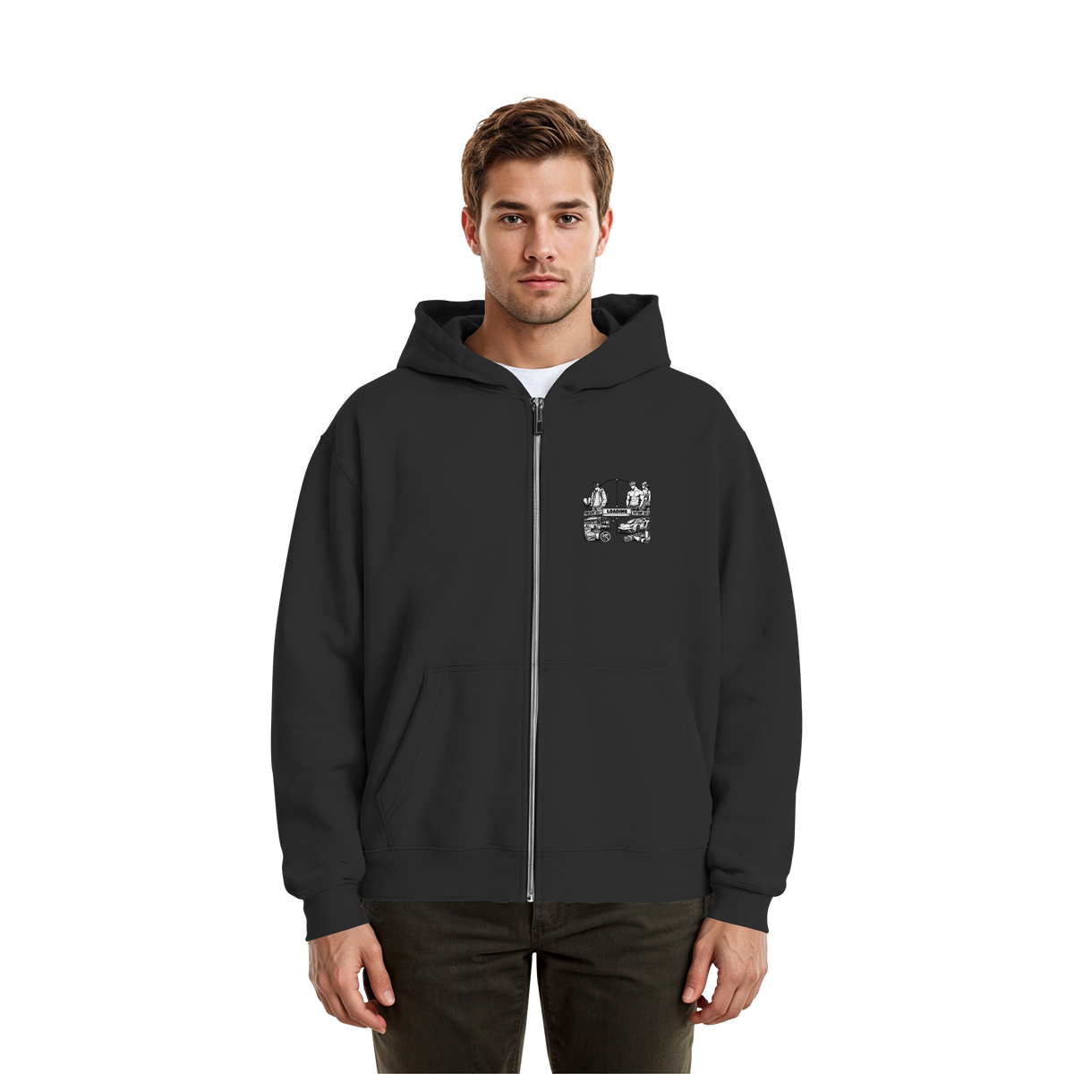 LOADiNG BASiCS - Fluffy Boxcut Zipper