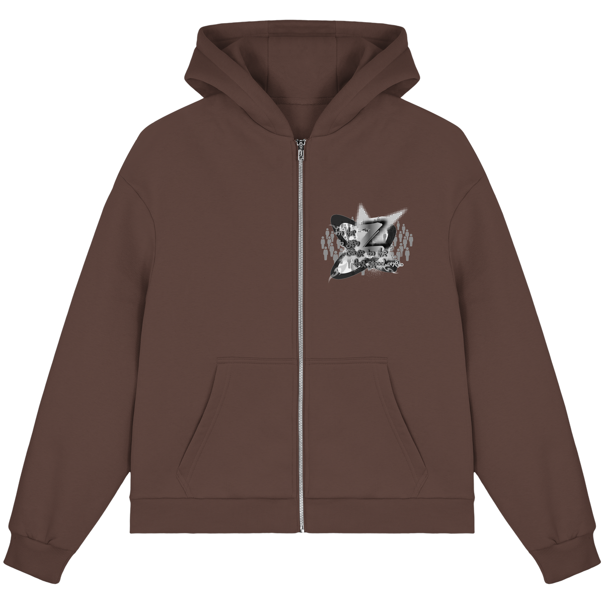 The Rebellion Z BASiCS - Felpa con zip Boxcut