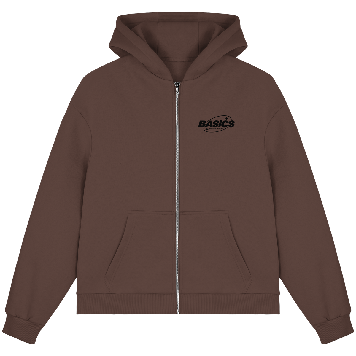 BASiCS - Für die SIMPLE - Fluffige Boxcut-Jacke mit Reißverschluss