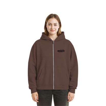 BASiCS - Für die SIMPLE - Fluffige Boxcut-Jacke mit Reißverschluss