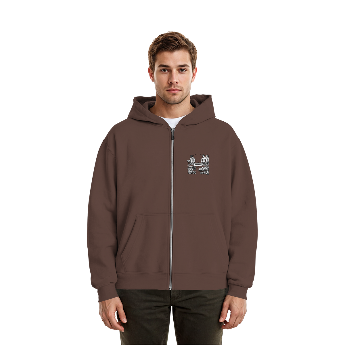 LOADiNG BASiCS - Fluffy Boxcut Zipper