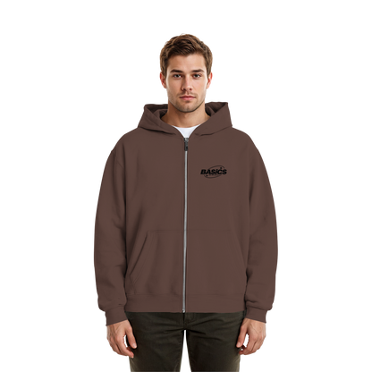 BASiCS - Für die SIMPLE - Fluffige Boxcut-Jacke mit Reißverschluss
