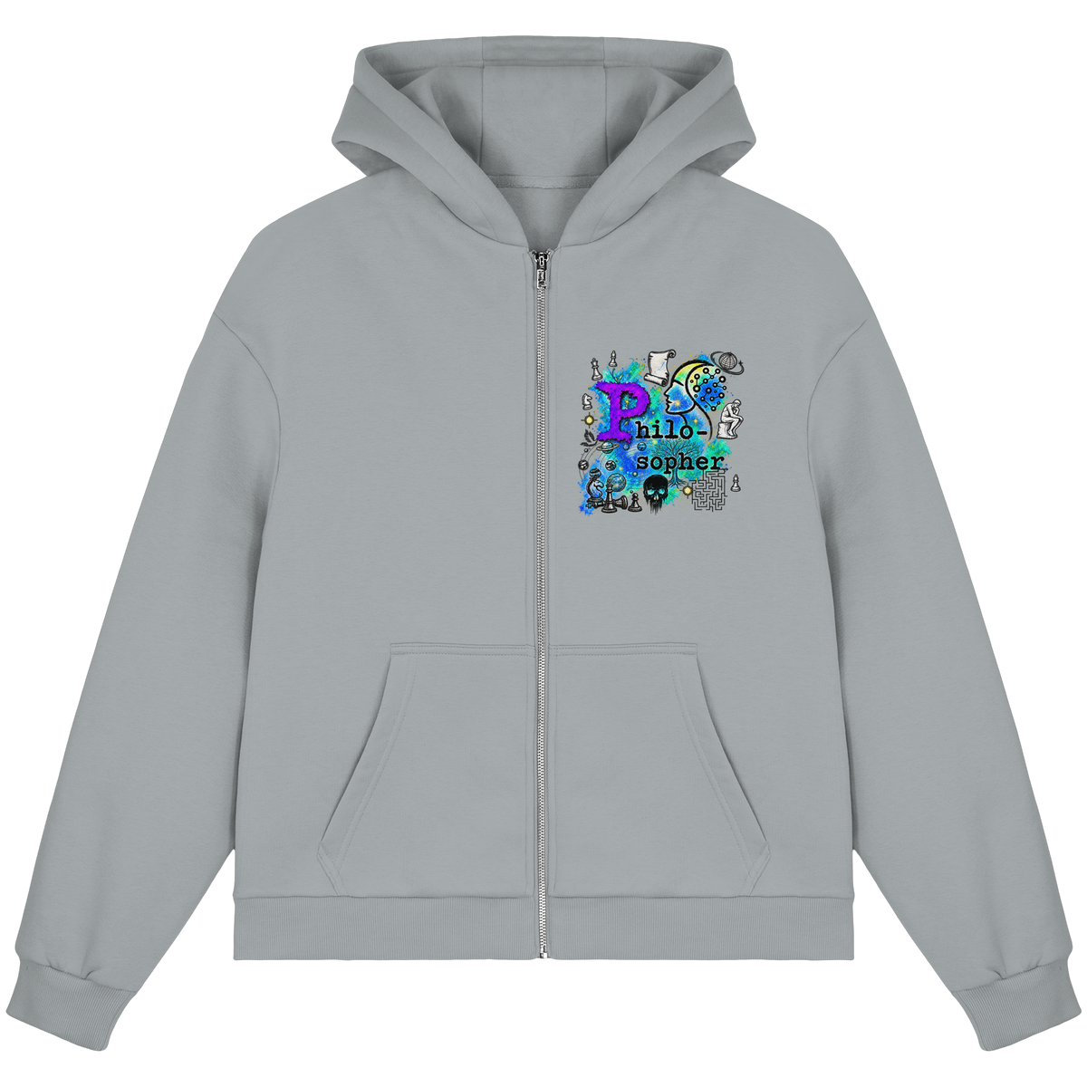 The Philosopher - Fluffy Boxcut Zipper