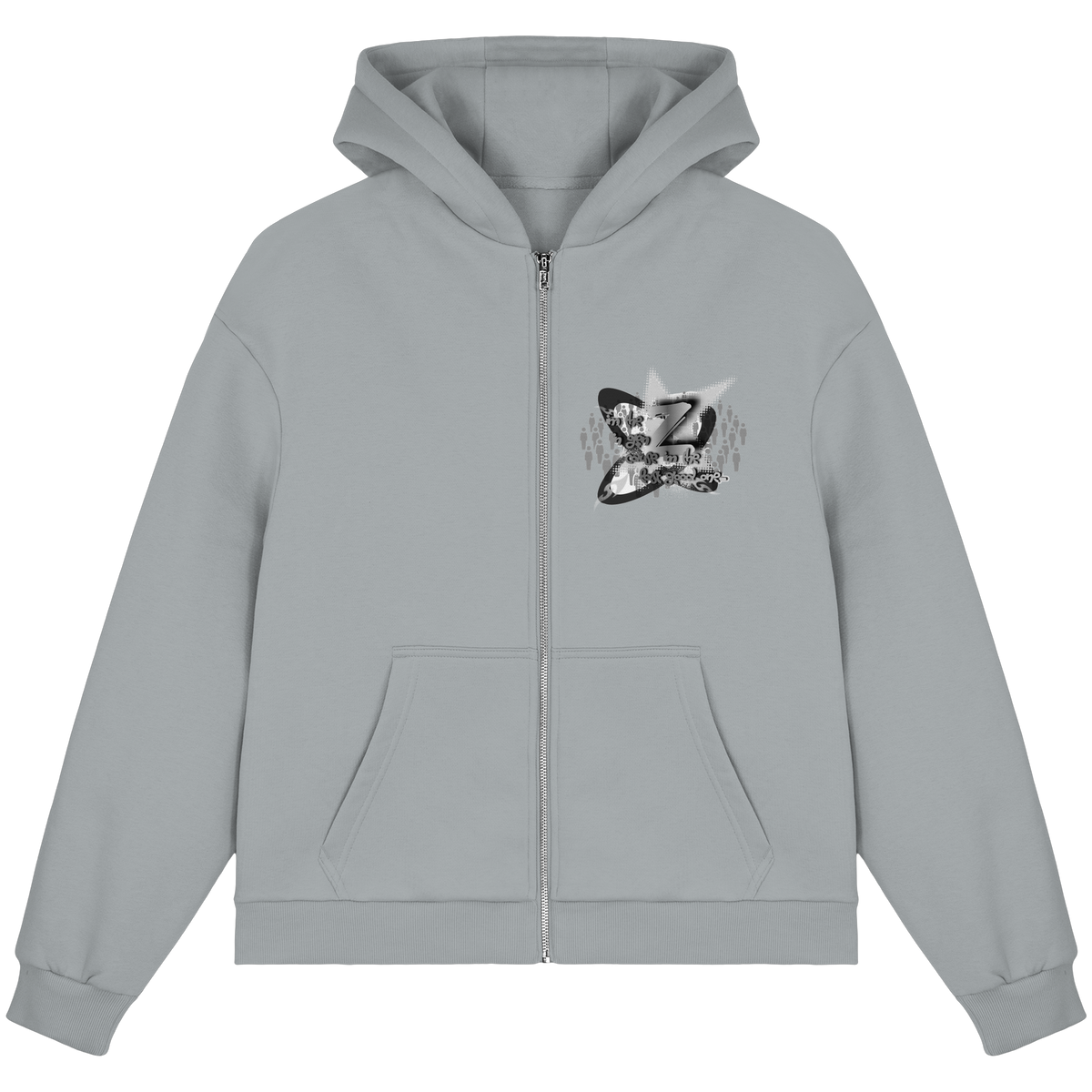 The Rebellion Z BASiCS - Felpa con zip Boxcut