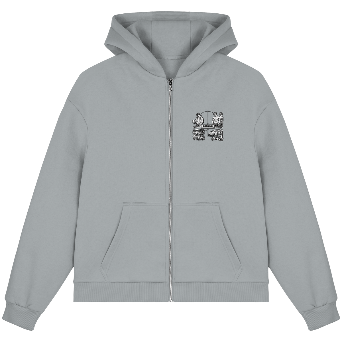 LOADiNG BASiCS - Fluffy Boxcut Zipper
