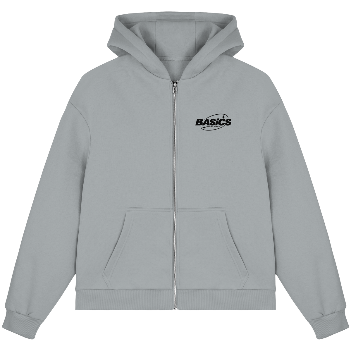 BASiCS - Für die SIMPLE - Fluffige Boxcut-Jacke mit Reißverschluss