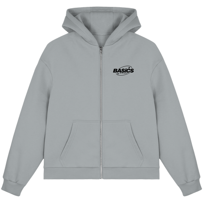 BASiCS - Für die SIMPLE - Fluffige Boxcut-Jacke mit Reißverschluss