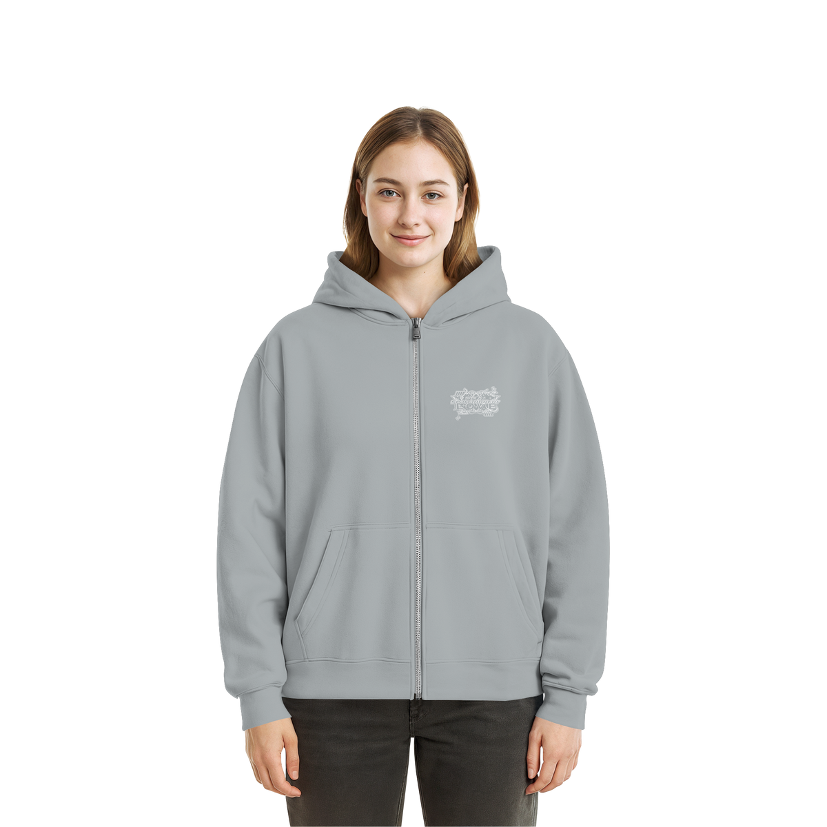The REAL LOVE BASiCS - Fluffy Boxcut Zipper