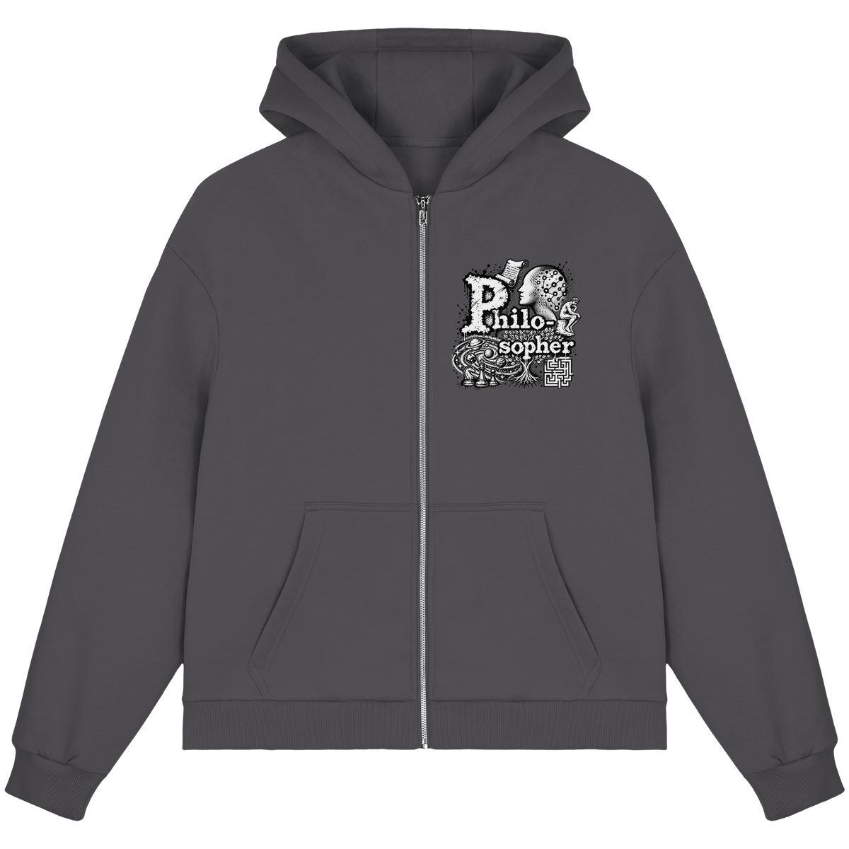 The Philosopher - Fluffy Boxcut Zipper