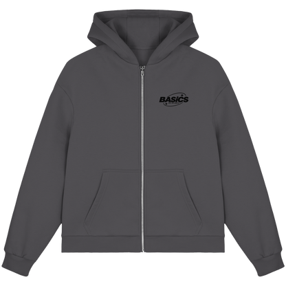 BASiCS - Für die SIMPLE - Fluffige Boxcut-Jacke mit Reißverschluss