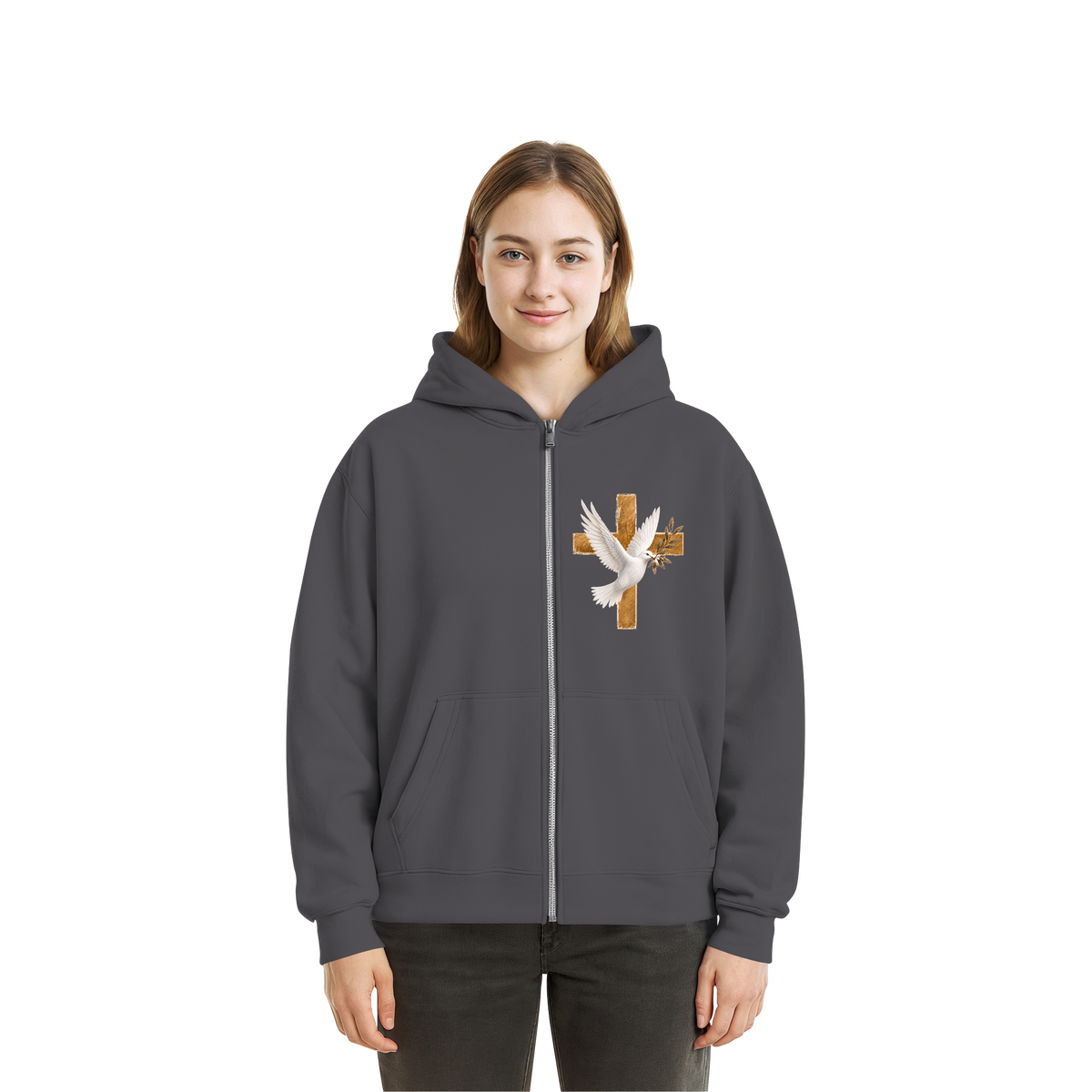 Savior collection  - Fluffy Boxcut Zipper
