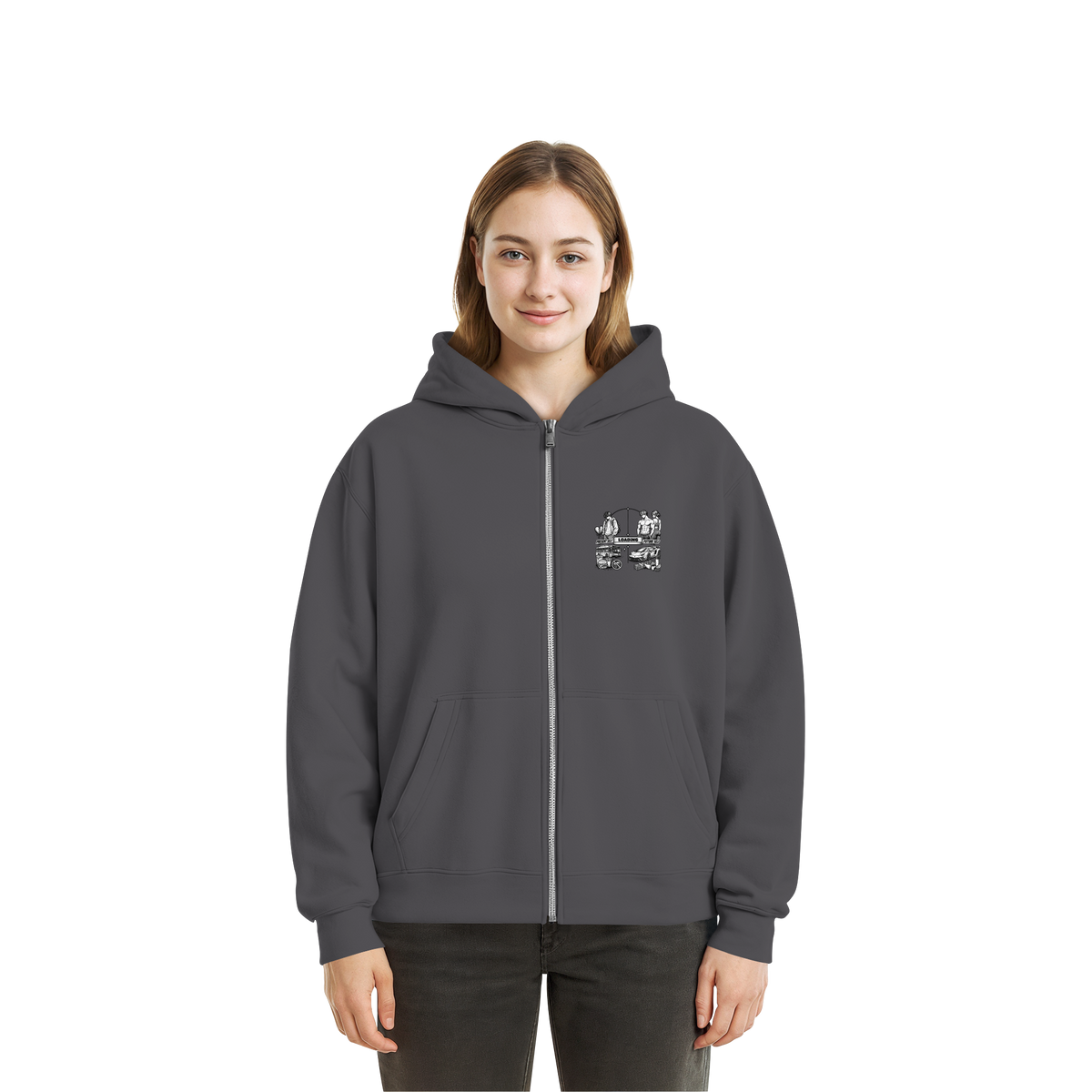LOADiNG BASiCS - Fluffy Boxcut Zipper