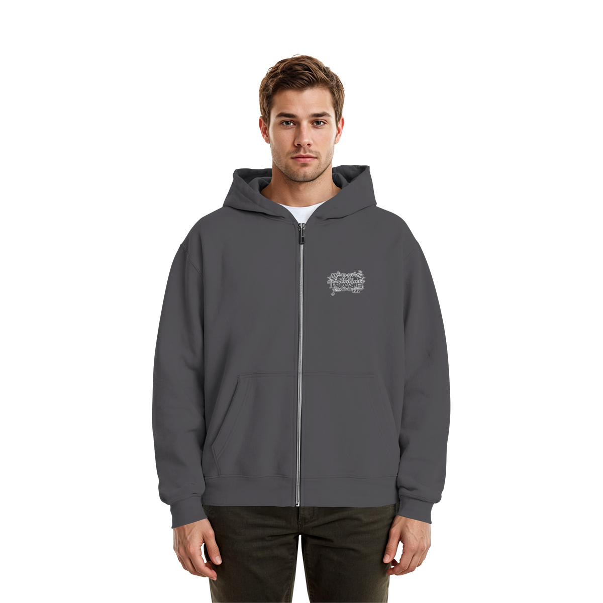 The REAL LOVE BASiCS - Fluffy Boxcut Zipper