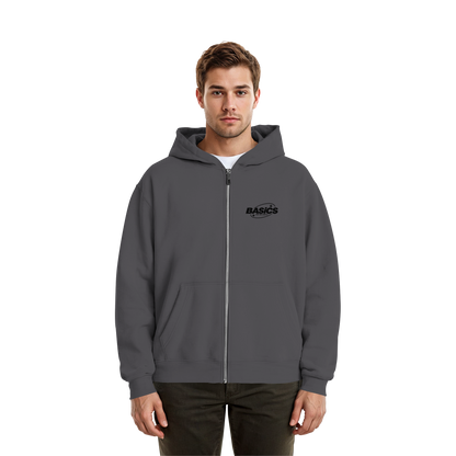BASiCS - Für die SIMPLE - Fluffige Boxcut-Jacke mit Reißverschluss