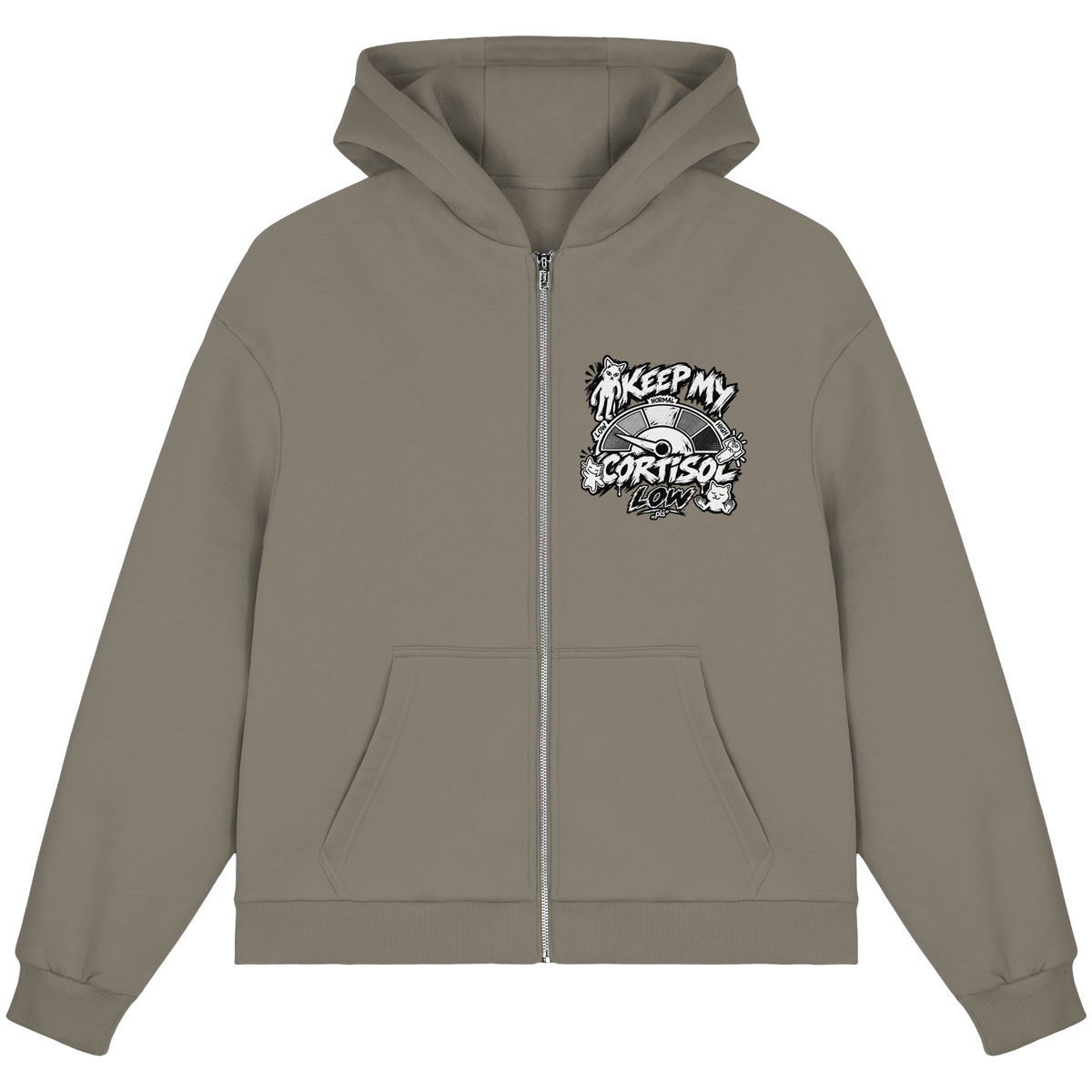 niedriges CORTiSOL - Fluffy Boxcut Zipper