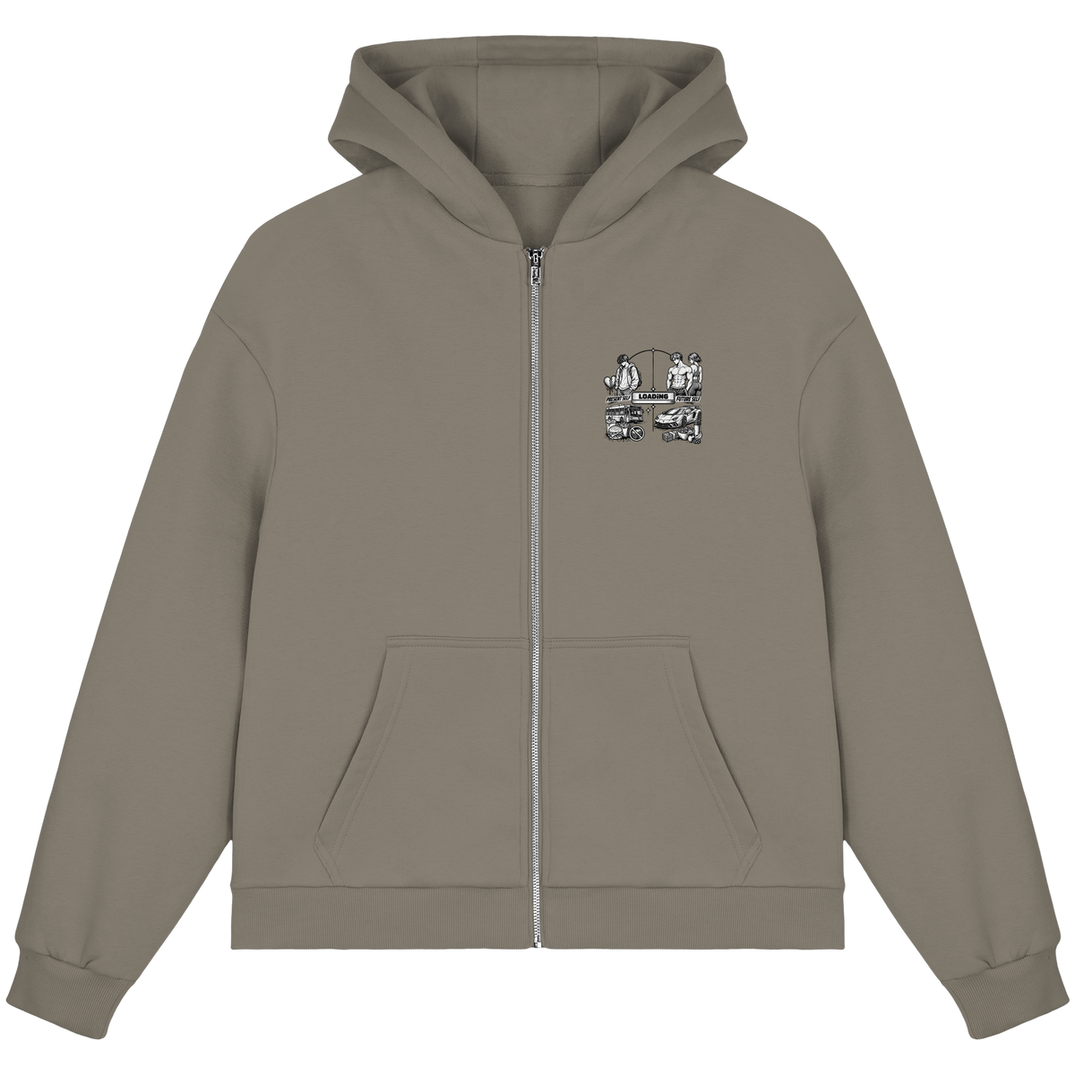 LOADiNG BASiCS - Fluffy Boxcut Zipper