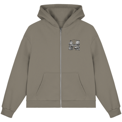 LOADiNG BASiCS - Fluffy Boxcut Zipper