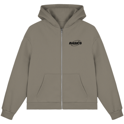 BASiCS - Für die SIMPLE - Fluffige Boxcut-Jacke mit Reißverschluss