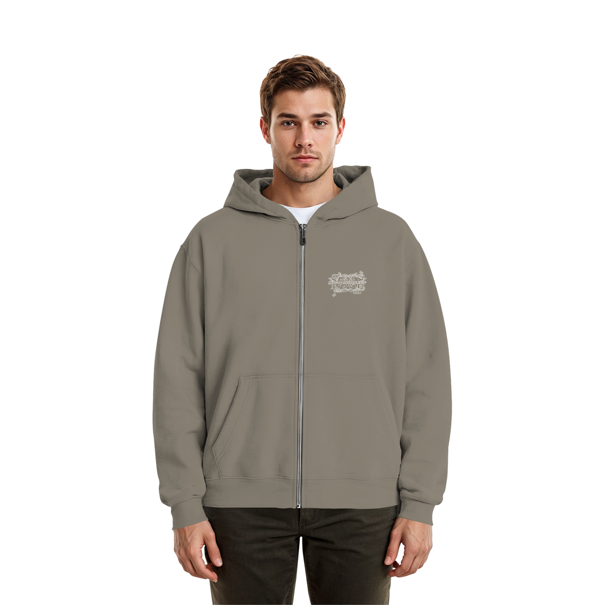 The REAL LOVE BASiCS - Fluffy Boxcut Zipper